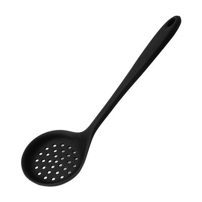 

Water Leaking Spoon Silicone Slotted Skimmer Soup Colander Cooking Tools