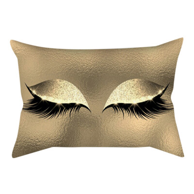 

〖Follure〗Eyelash Out Soft Velvet Cushion Cover 30x50cm Marble Pillow Cases