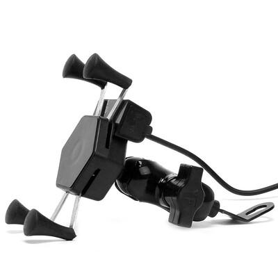 

Universal Mobile phone holder Motorcycle Replacement Black Handlebar Mount