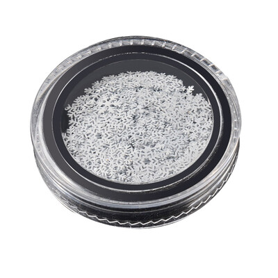 

Shinny Ultra-thin White Snowflake Pattern Nail Art Tip Sticker Women Decal Manicure DIY Tool
