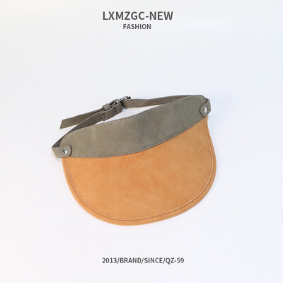 

Japanese empty cap children summer black&white pu skin breathable sunscreen couples travel to shade the sun cap tide