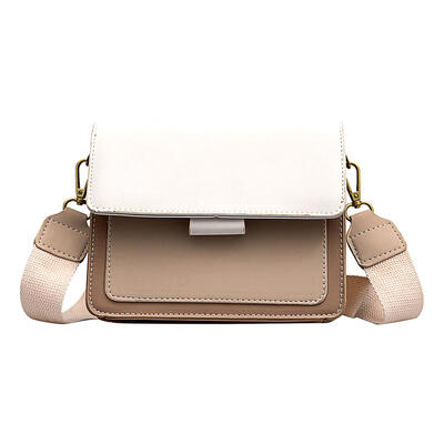 

Hit Color Shoulder Messenger Handbags Women PU Leather Flap Crossbody Bags