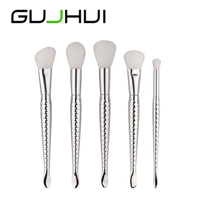 

Toponeto 5PCS Make Up Foundation Eyebrow Eyeliner Blush Cosmetic Concealer Brushes
