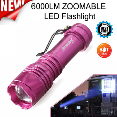 

Saidsome Q5 AA14500 3 Modes ZOOMABLE LED Flashlight Torch Super Bright flashlight lamp