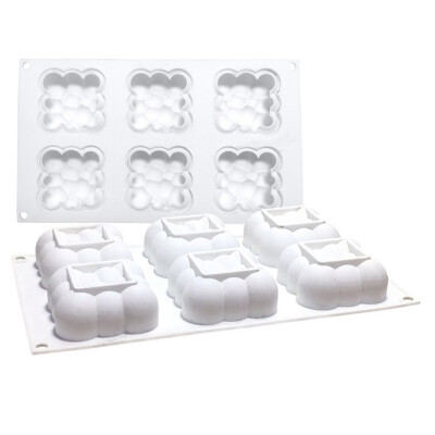 

6 Hole Cloud Silicone Cake Mold For Baking Mousse Chocolate Sponge Moulds Pans Cake Decorating Tools accessories Moule