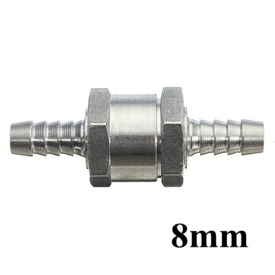 

Siaonvr 8mm Fuel Non Return Petrol Diesel Aluminium Alloy One Way Check Valve