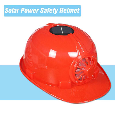 

Solar Power Safety Helmet Work Hard Hat Cap with Solar Powered Cooling Fan Workplace Safety Head Protection