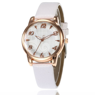 

Snake skin pattern casual ladies quartz watch simple trend digital watch
