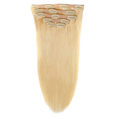 

BHF Hair Full Head Clip Hair Extensions Human Hair Real Remy Clip in Hair Extensions Balayage Hair Color 120g