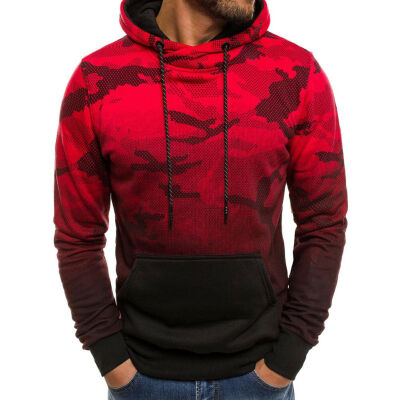 

Mens Hoodies Army Sweatshirt Hooded Jacket Coat Shirt Camo Pullover Jumper Top