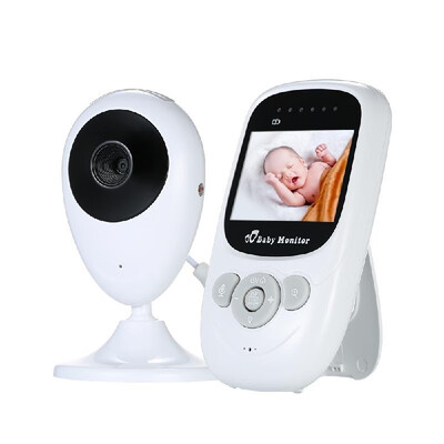 

24 inches Color LCD Wireless Digital Video Baby Monitor with Lullabies Infrared Night Vision Two-way Talkback Temperature Monitor