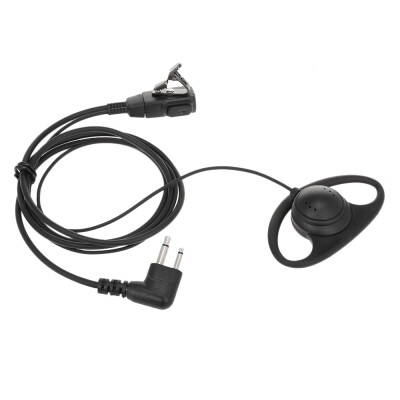 

Universal Finger PTT Earpiece with Microphone Headset for Motorola Two Way Radio Walkie Talkie Two Pin  Plug