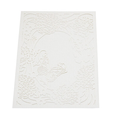 

Siaonvr 1Pcs Delicate Carved Romantic Wedding Party Invitation Card Envelope