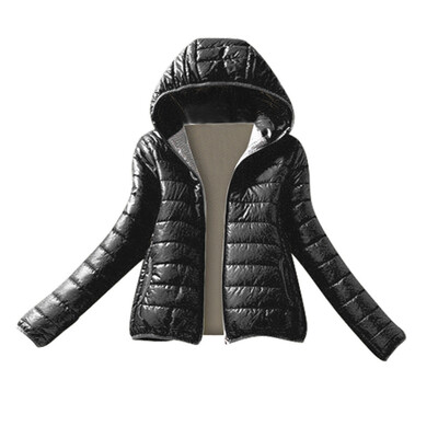 

Toponeto Women Winter Warm Coat Slim Hooded Zipper Jacket Overcoat Blouse