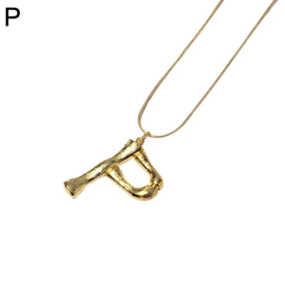 

Large A to Z 26 Letters Pendant Necklace Women Fashion Statement Jewelry Gifts