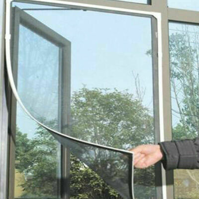 

Magnetic Window Mesh Door Curtain Snap Net Mosquito Fly Insect Screen New Use