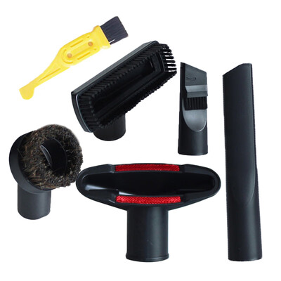 

Round Brush Inner Diameter Flat Head Brush Cleaning Tool Vacuum Cleaner Kit Part