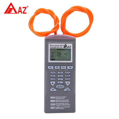 

AZ96315 Manometer Datalogger Digital Differential Pressure Meter Tester with Software 11 Measuring Units