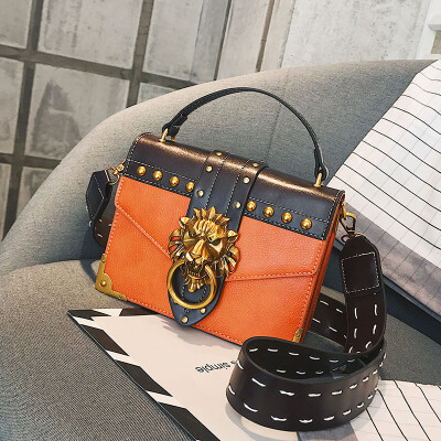 

Luxury Famous Brand Shoulder Bags Female Lion Head Lock Handbag Women PU Leather Messenger Crossbody Bags Fashion Party Clutch