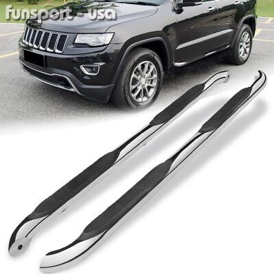 

for 11-18 Grand Cherokee Black Stainless Steel Side Step Nerf Bar Running Boards