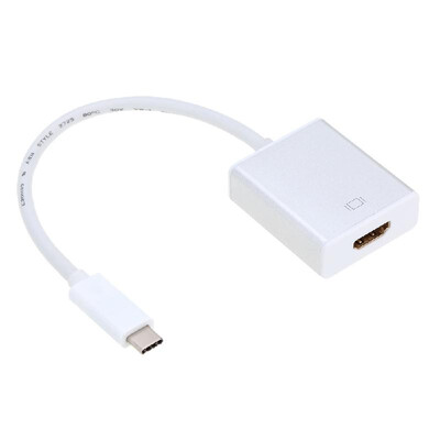 

USB 31 USB-C Reversible Type C Male to HDMI Female Converter Adapter 1080p for New Macbook 12" Google Chromebook Pixel
