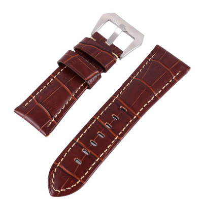 

Genuine Leather Watchbands Men Women Watch Band Strap For Panerai Belt Stainless Steel Buckle