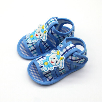 

Newborn Baby Boy Girl Summer Cartoon Animal Sandals Soft Sole Outdoor First Walker Shoes