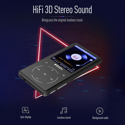 

RUIZU D16 HiFi MP3 Player 8G16G Storage 24 inches HD Color Screen Touch Button FM Radio E-Book Clock Video BT MP3 Music Player