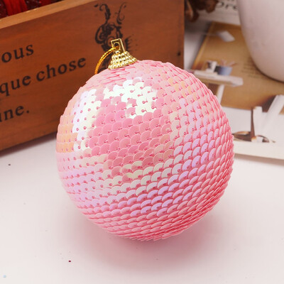 

Siaonvr Christmas Rhinestone Glitter Baubles Ball Xmas Tree Ornament Decoration 8CM