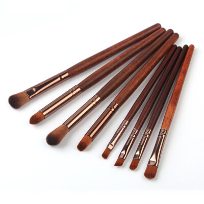 

8Pcs Pro Makeup Brushes Set Wooden Handle Eyeshadow Eyebrow Lip Cosmetic Tool