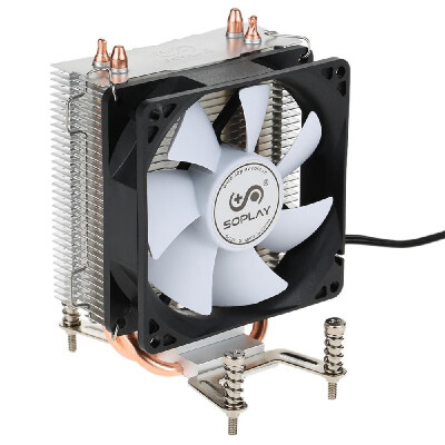 

SOPLAY CPU Cooler 2 Heatpipes 3pin 92cm Fan PC Computer for Intel LGA 1150 1151 1155 1156 CPU Cooling Radiator Fan