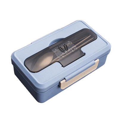 

Students Portable Microwave Heated Food Storage Case Bento Lunch Box Container