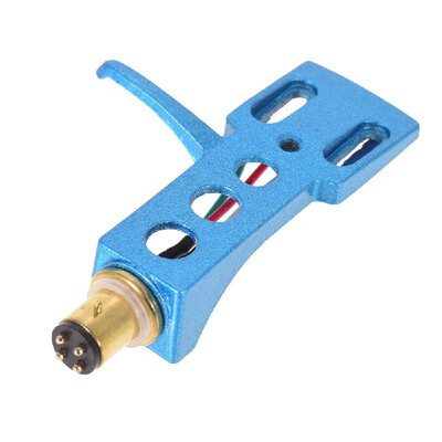 

Universal LP Disc Record Player Phono Turntable Headshell 4-pin Aluminum Alloy with OFC Leadwires Gold-plated Terminals for LP120