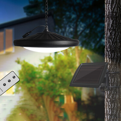 

〖Follure〗Solar Street Light Chandelier Remote Control Garden Lawn 20LED 360 degree