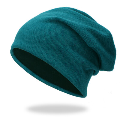 

Unisex 100 Cotton Knit Knitted Hat Skullcap Cap Beanie Winter Warm Comfortable