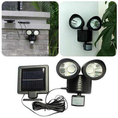 

2PCS 22-LEDs-Outdoor-Garden-Solar-Motion-Sensor-Security-Flood-Light