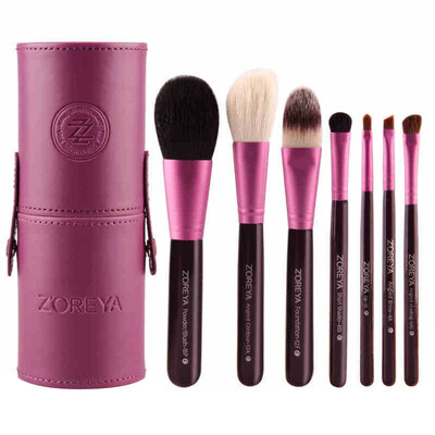 

7 Pcs makeup brush Set tools Powder Foundation Eyeshadow Blush Face Makeup Brushes kit with PU Box Choose