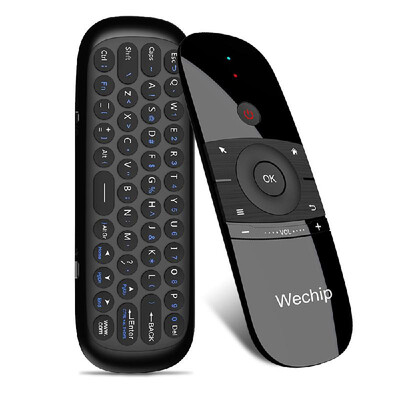 

Wechip W1 Russian Version 24G Air Mouse Wireless Keyboard Remote Control Infrared Remote Learning 6-Axis Motion Sense w USB Rece