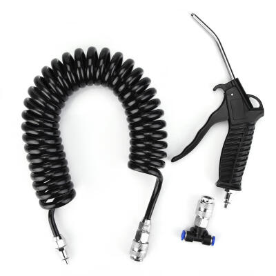 

Greensen Black Air Duster Gun Pneumatic Wind Blowing Kit Set with EU Connector PU Hose