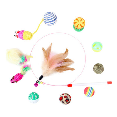 

12Pcs Variety Small Mini Playing Mouse Toys Gift for Cats Dogs Kitten Value Pet Toys Packs
