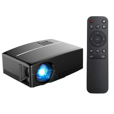 

GP80UP LCD Projector Full HD 1080P Portable Home Theater 120" LED Movie Video PPT Wireless Viewer 1800 Lumens wAndroid OS 1GB8GB