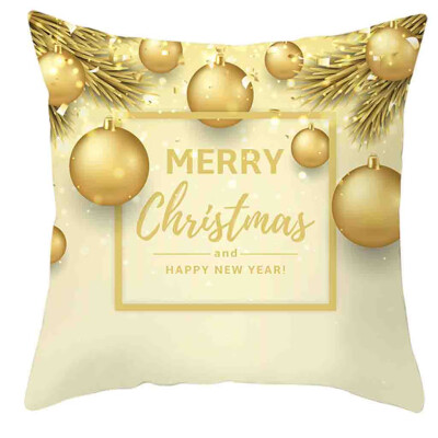 

〖Follure〗Christmas Pillow Cover Decor Pillow Case Sofa Waist Throw Cushion Cover