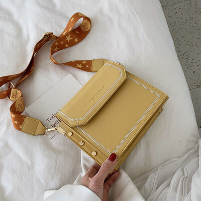 

New small bag handbags new 2019 Korean version of the tide simple texture shoulder bag fashion wild diagonal small square bag
