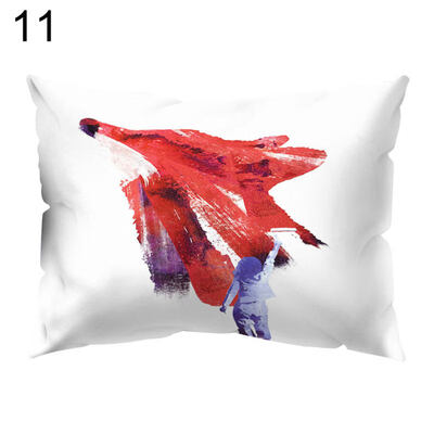 

Tiger Maple Leaf Throw Pillow Protector Case Cushion Cover Sofa Bedding Articles