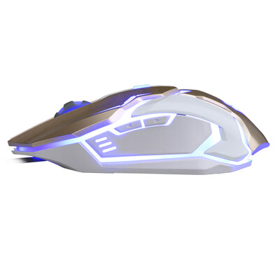 

B-STORM M580 6D USB Wired Gaming MouseMice Optical with Backlit 2400 DPI Adjustable for PC Laptop Desktop