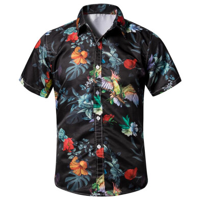 

Toponeto Spring&Summer Fashion Couple Personal Printed Short-sleeved Beach Tops