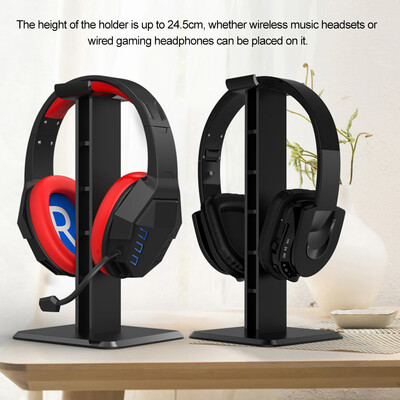 

Plastic Holder High-quality ABS Stand Lightweight Stable Desktop Bracket with Sticker for Wired or Wireless Gaming Headphones Head