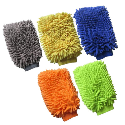 

Double-sided Microfiber Universal Car Easy To Dry Auto Wash Soft Washing Gloves