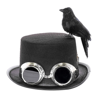 

DIY Vintage Steampunk Crow Hat Halloween Party Hat Party Accessories