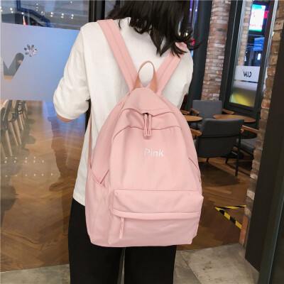 

Bag girl ins wind campus college students backpack high school ancient sense of large capacity hundred tide college wind shoulder